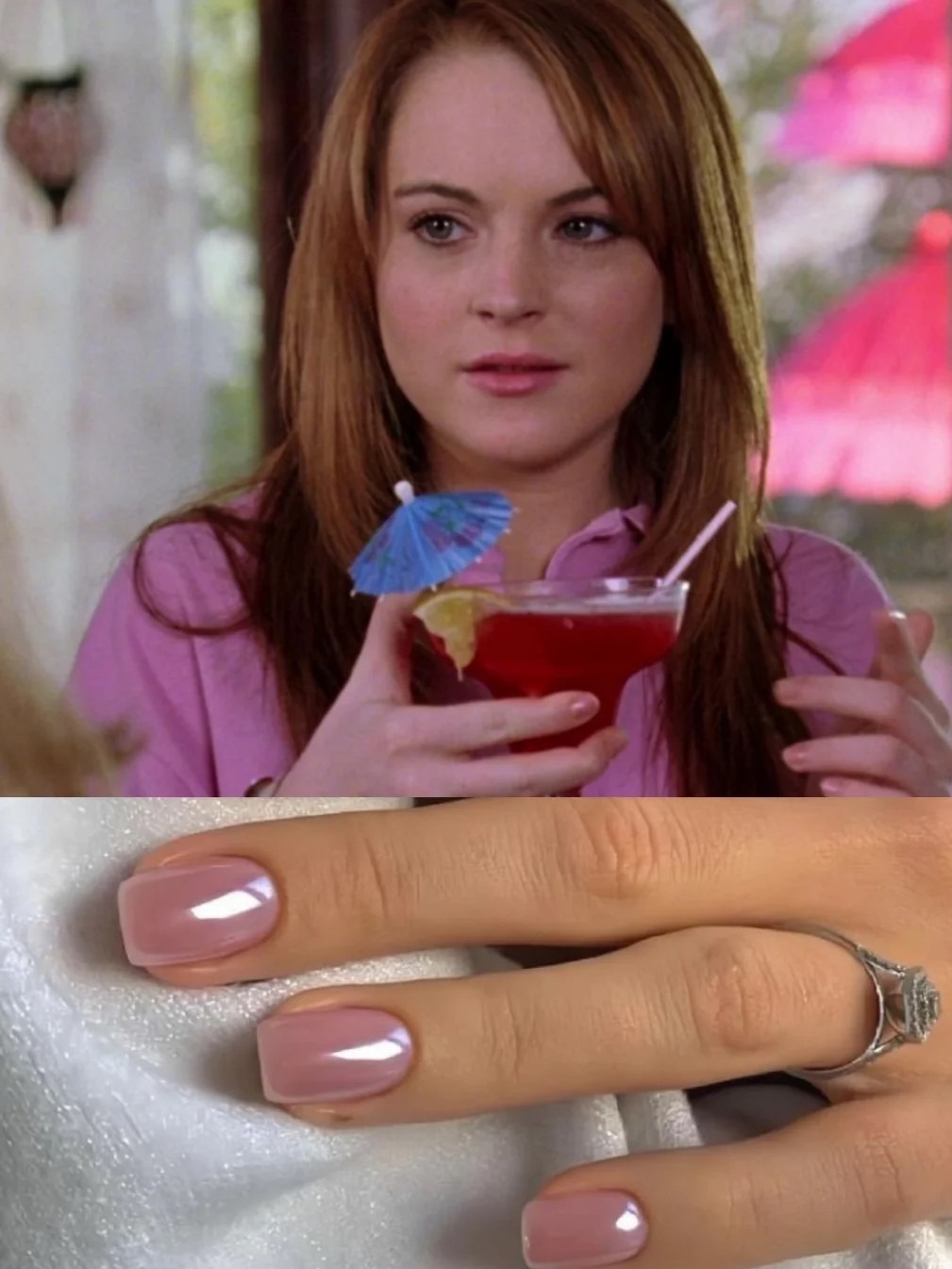 Manicure style of Queen bees in MeanGirls