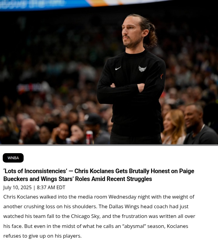 Wings’ Roster Woes: Too Much on Paige?