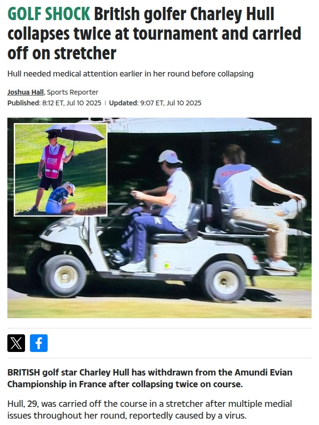 Charley Hull’s Shocking Collapse at Evian