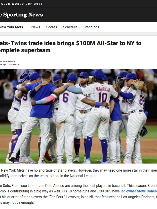 Could Buxton Make the Mets the Fab Five?