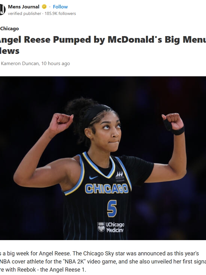 Angel Reese Celebrates Snack Wrap Comeback