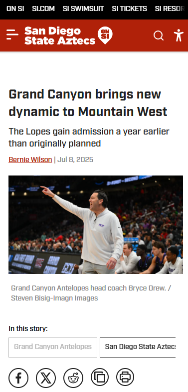 Grand Canyon Crashes the Mountain West