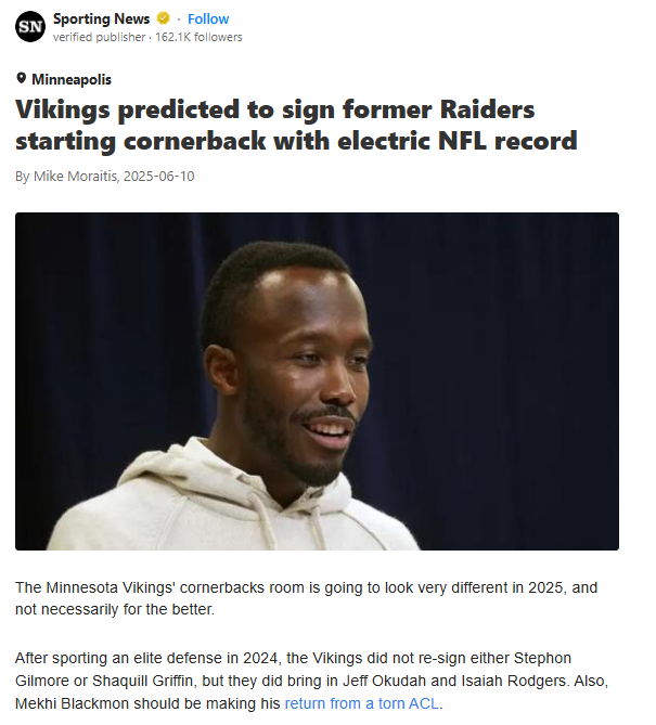 Vikings secondary: Risk or reward?