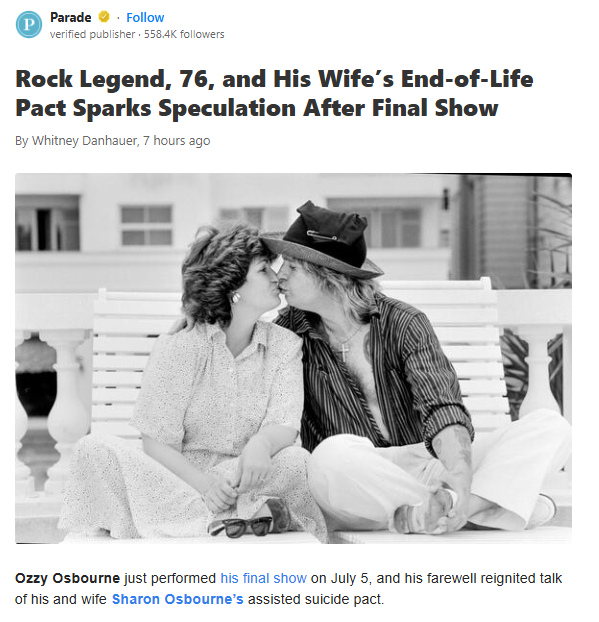 Ozzy & Sharon’s Pact: Are They Leaving? 🤔