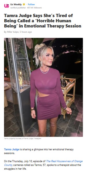 Tamra Breaks Down in Therapy 😢