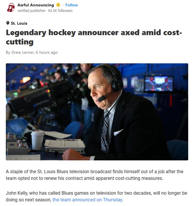 Blues Ax John Kelly—Cost-Cutting or Mistake?