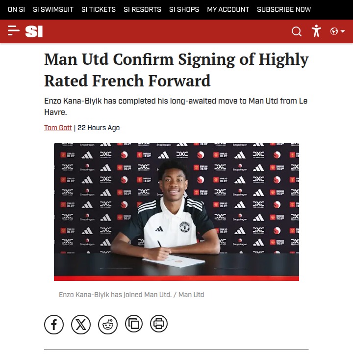 Red Devils Snap Up French Wonderkid