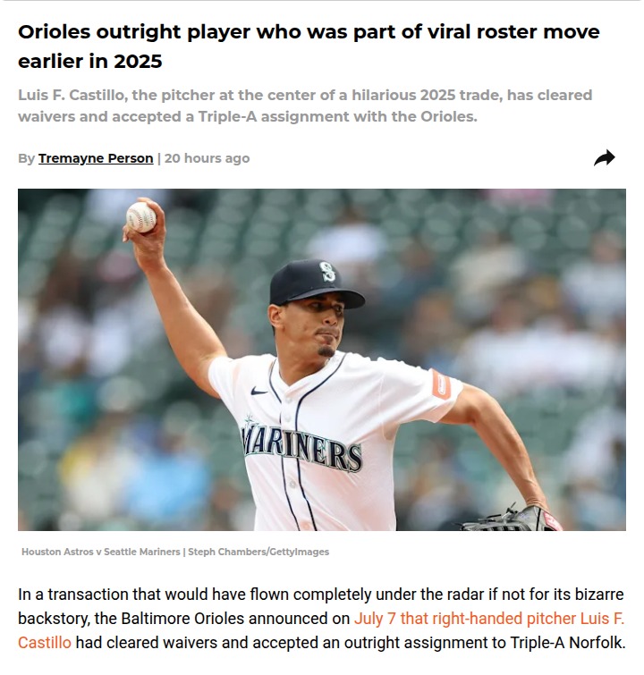 Remember the Luis Castillo Mix-Up?