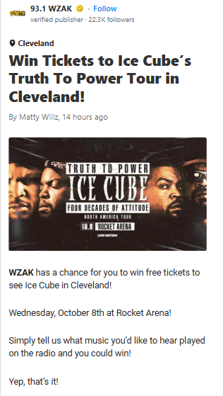 Ice Cube Tour Tix Up for Grabs! 🎤