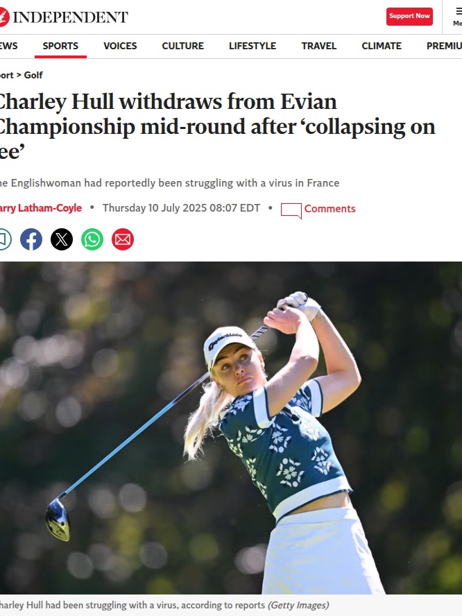 Charley Hull’s Shocking Evian Exit