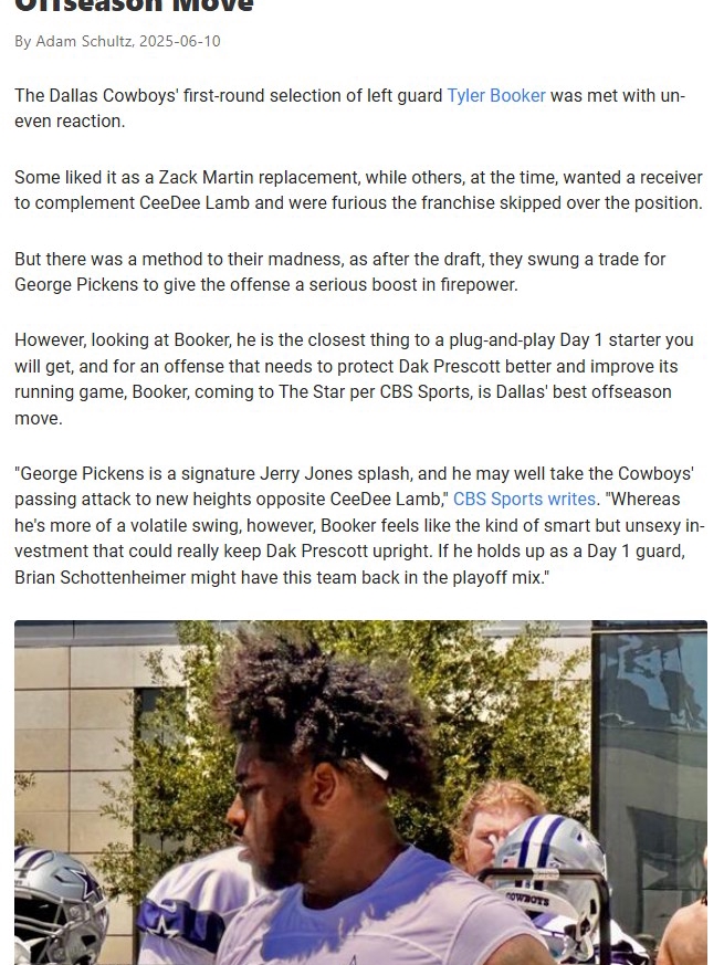 Booker brings the grit Dallas needed