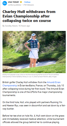 Charley Hull’s Scary Evian Exit: What Happened?