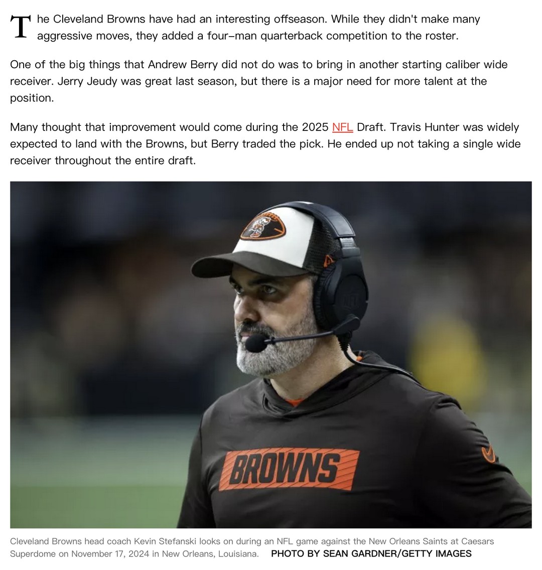 Browns potentially being linked to a Terry McLaurin trade