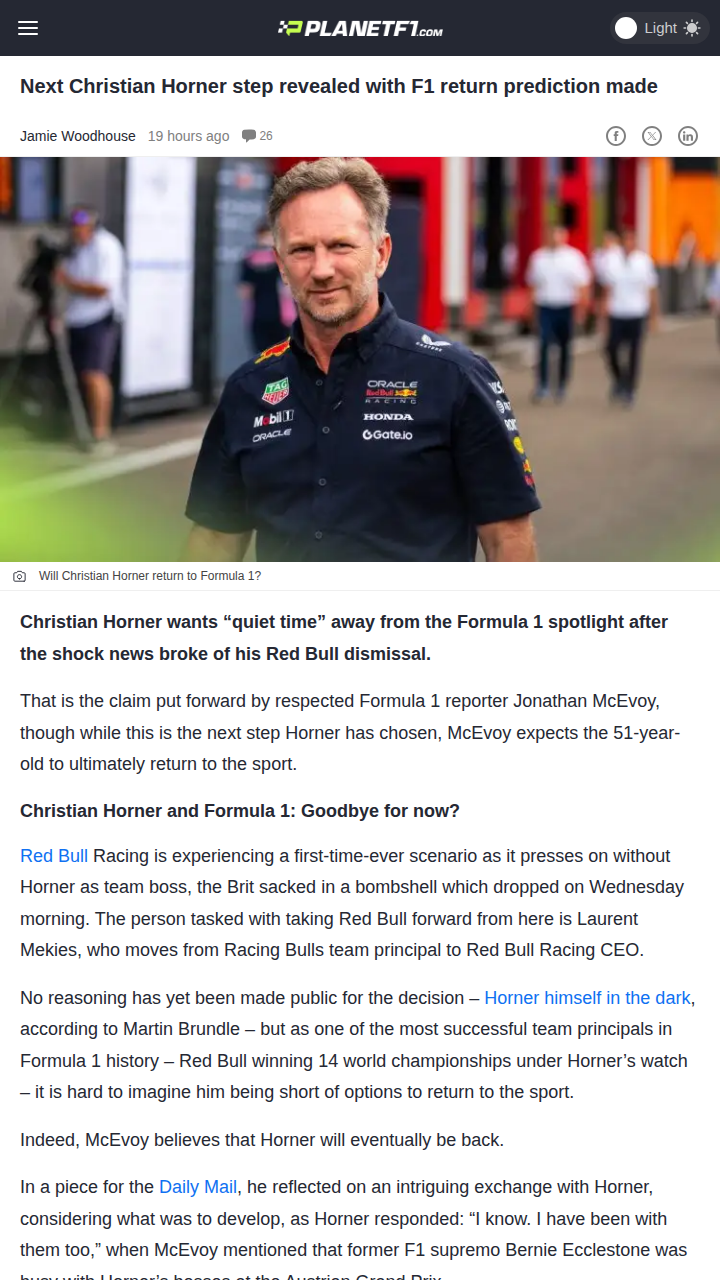 Horner’s Red Bull Exit: What’s Next for the Boss?