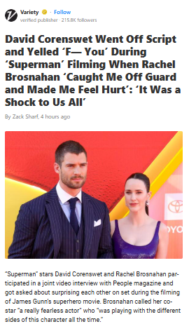 Corenswet’s On-Set Outburst Shocks Fans 😱