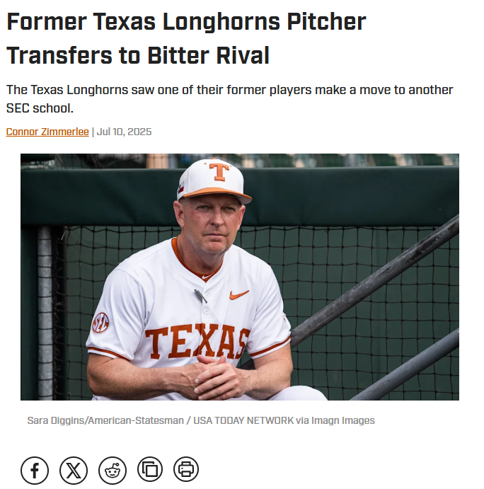 Longhorns’ Rerick Joins Red River Rival