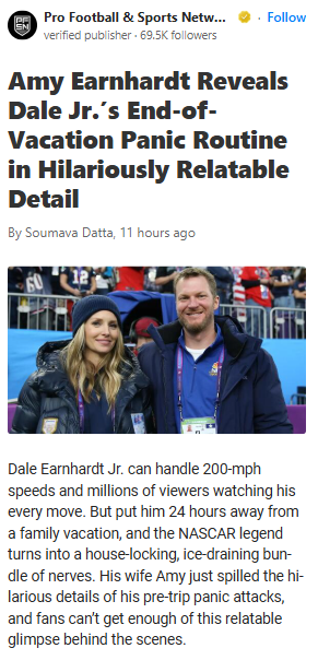 Dale Jr.’s Hilarious Pre-Trip Panic Mode