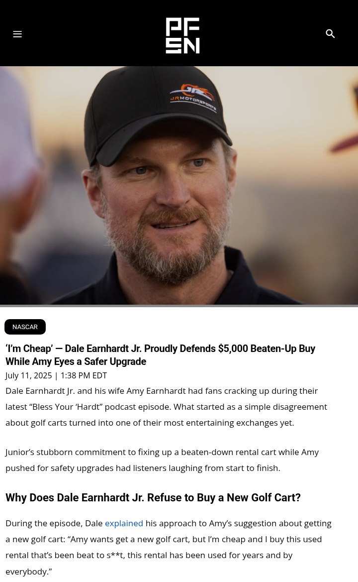 Junior’s $5K Cart vs. Amy’s Safety Push