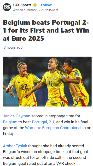 Belgium’s Wild Euro Exit: VAR Drama & Last-Minute Glory