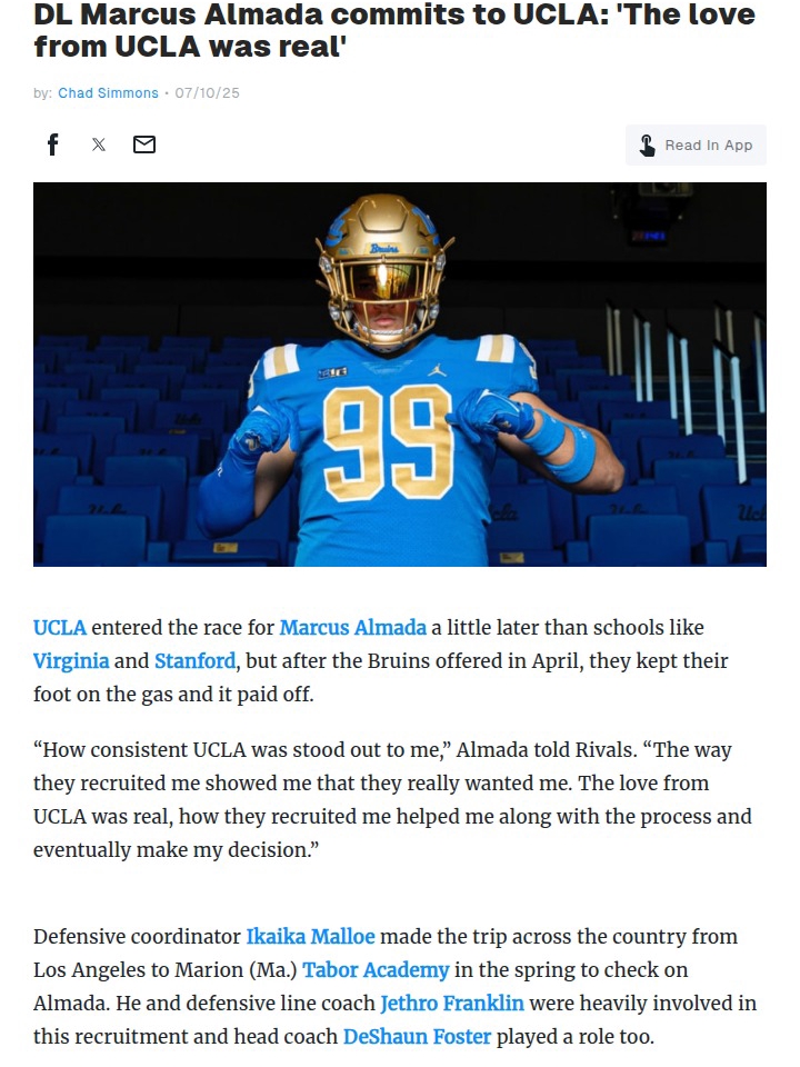 Bruins Land Almada After East Coast Battle