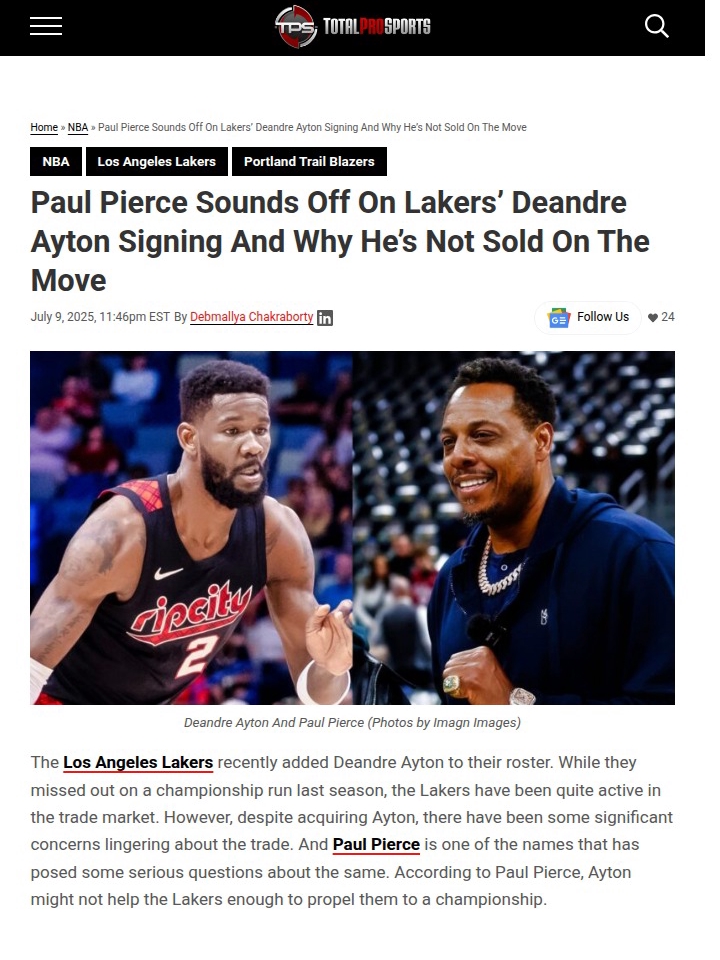 Truth Hurts: The Ayton Gamble in LA