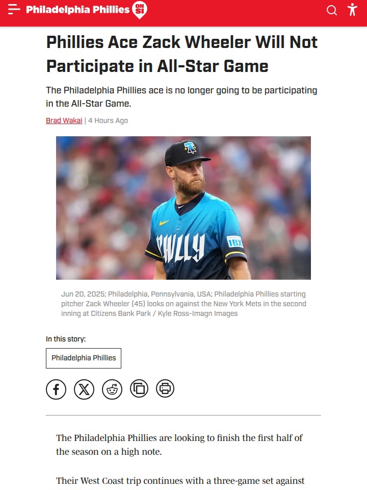 Wheeler Out, Morejon In: All-Star Shakeup
