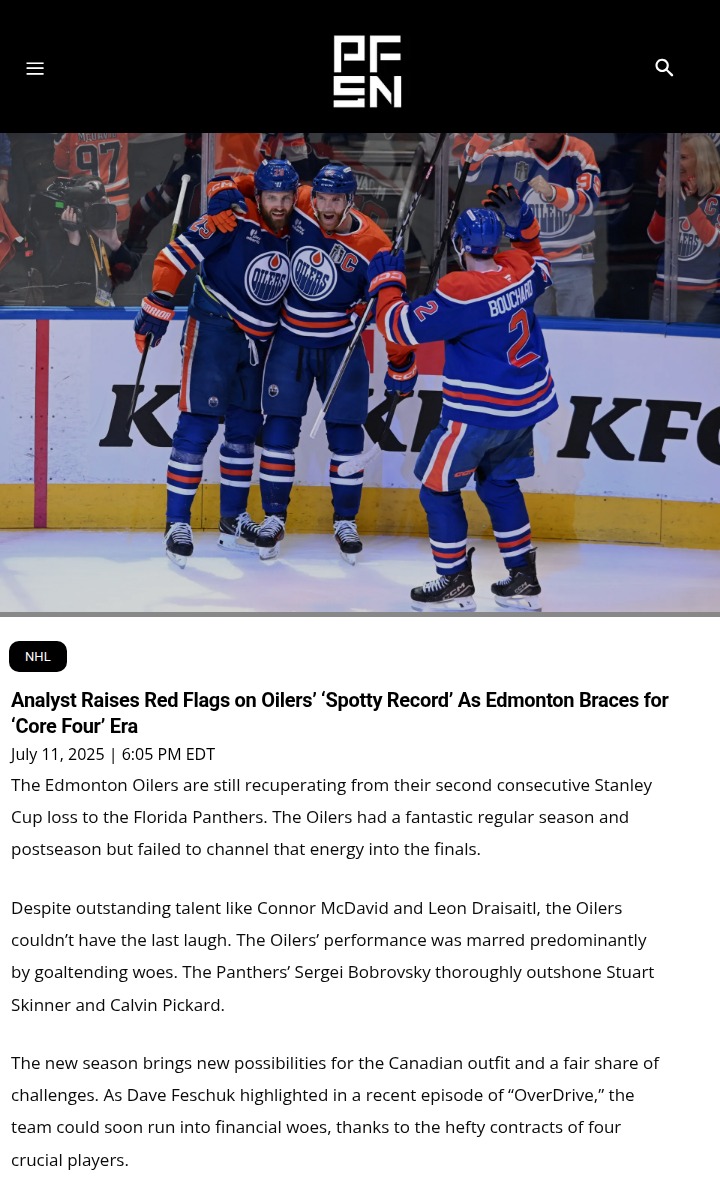 Oilers’ New Core Four: Boom or Bust?
