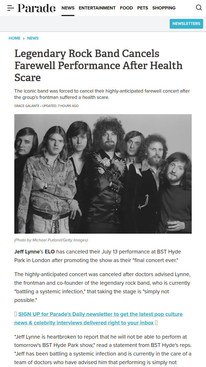 ELO Farewell Show Canceled—Fans Divided 😱