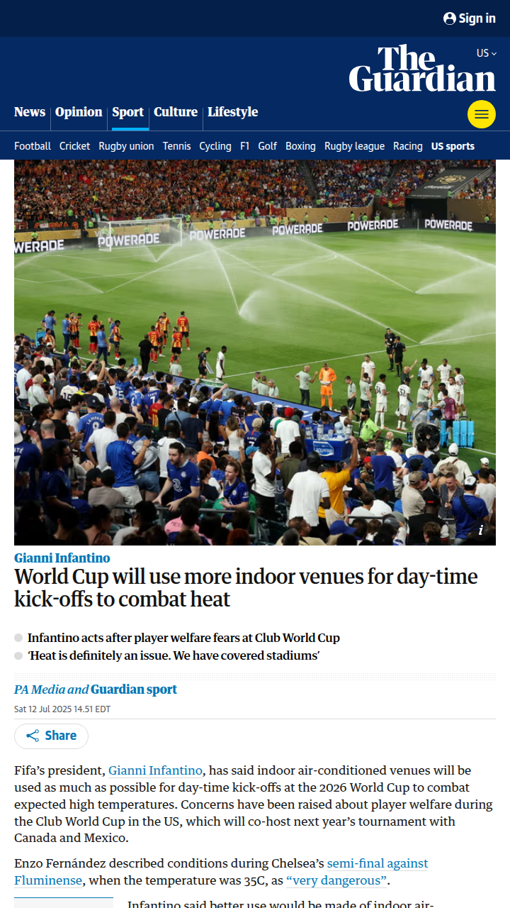 Cooler Heads Prevail at World Cup 2026?