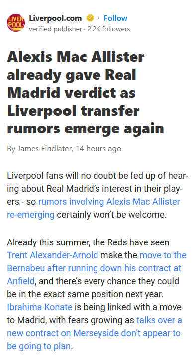 Mac Allister to Madrid? Here’s the Real Tea