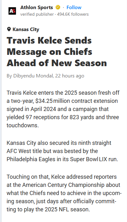 Kelce Eyes Redemption After Super Bowl Loss