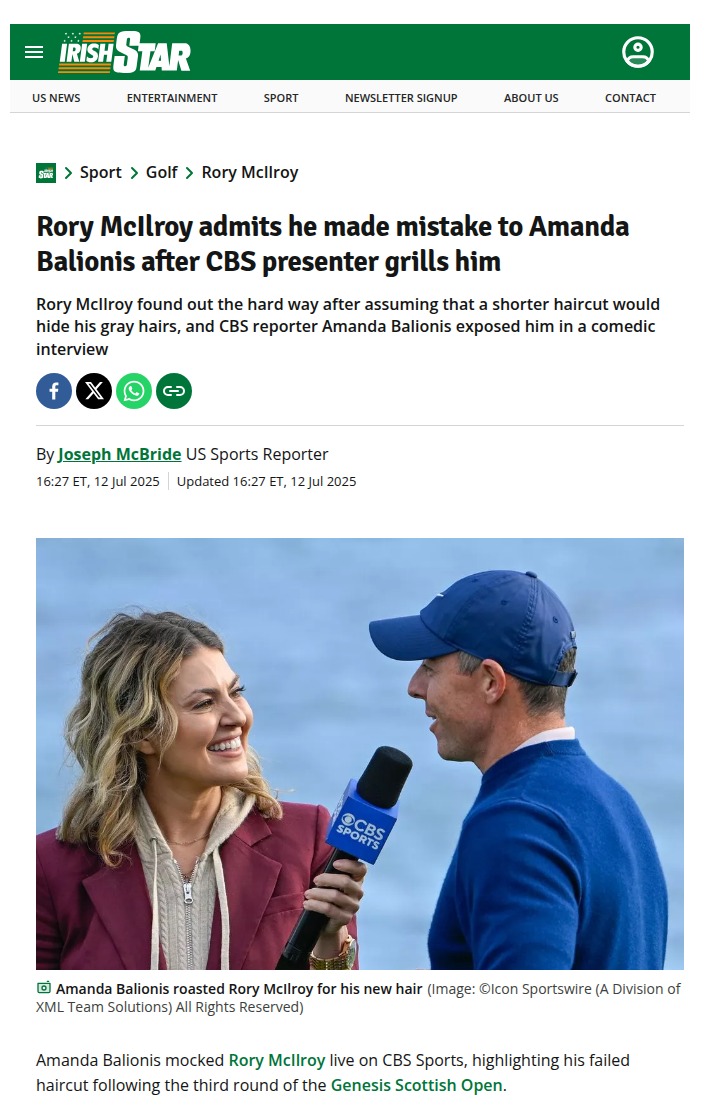 Rory’s Haircut: Good Luck or Bad Move?