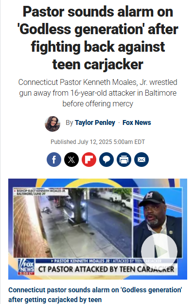 Pastor Tackles Teen Carjacker—Wild Story!