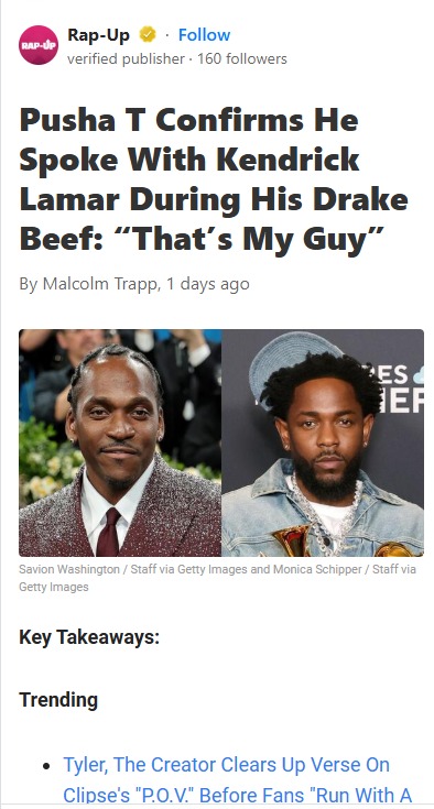 Pusha T & Kendrick: Secret Allies? 🤔