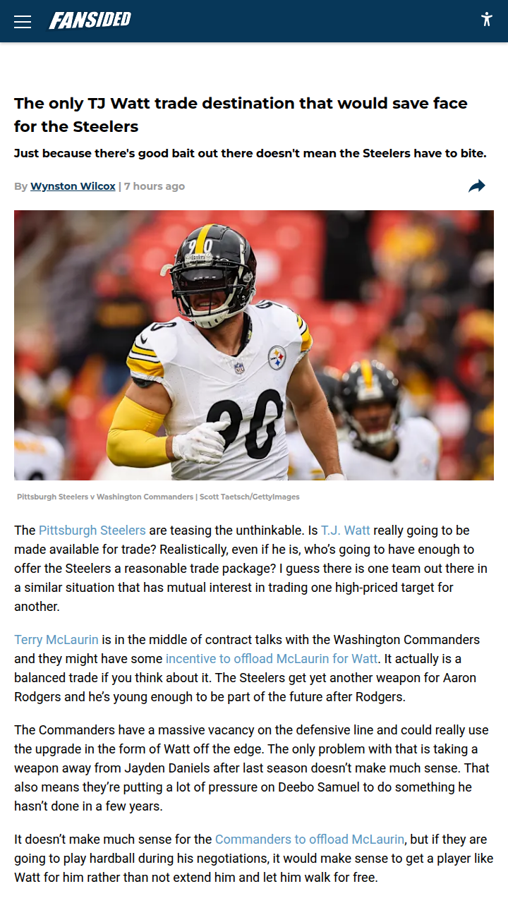 Would Watt-for-McLaurin Actually Work?