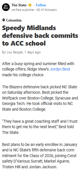 Wolfpack Snags Speedster Jordyn Best