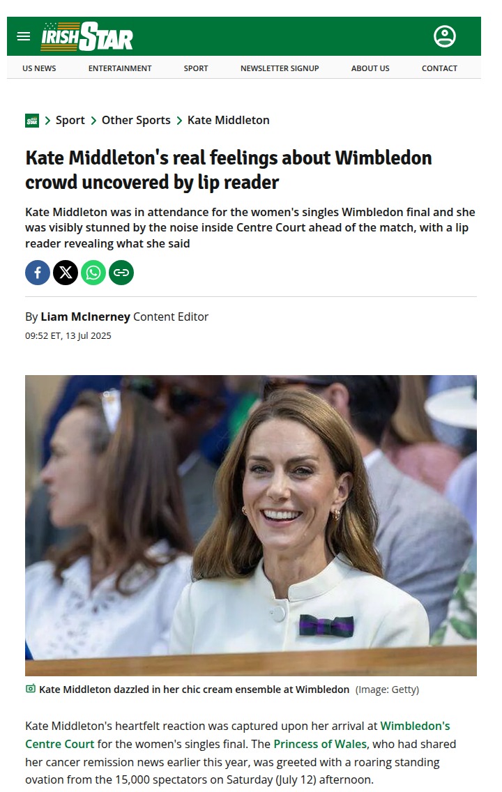 Princess Kate’s Classy Wimbledon Moment