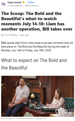 Bill’s Shady Move After Liam’s Surgery 👀