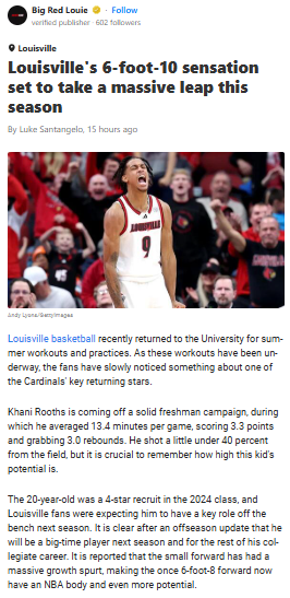 Khani Rooths’ Growth Spurt: Game Changer?