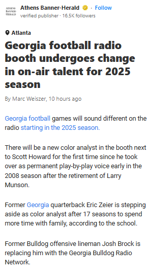 Dawg Radio Booth Gets a Fresh Voice