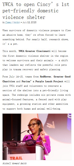 Cincy Shelter Now Welcomes Pets!