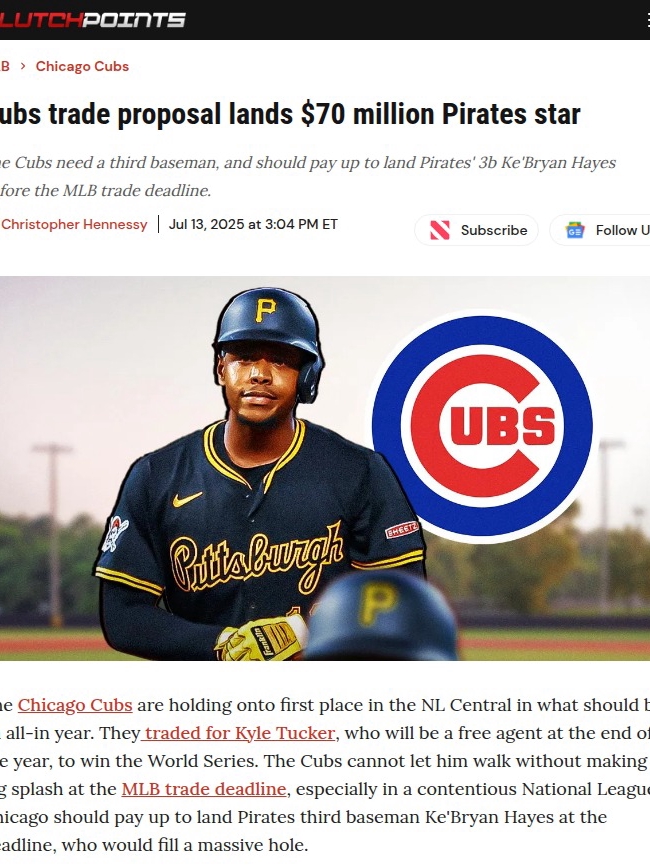 Cubs Eye Hayes & Heaney in Blockbuster Deal?