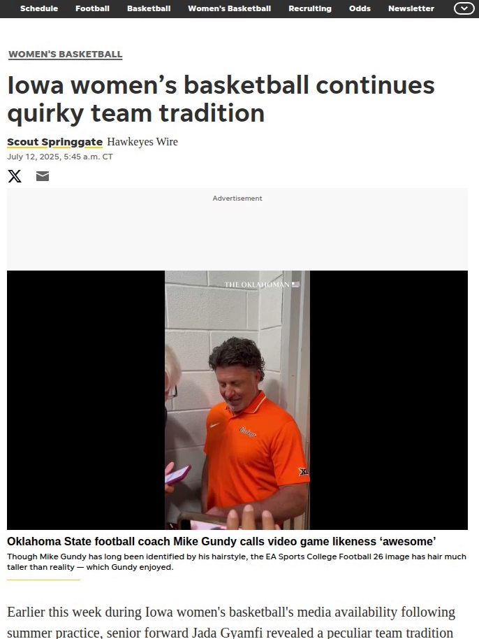 Hawkeyes’ Cockroach Prank Lives On!