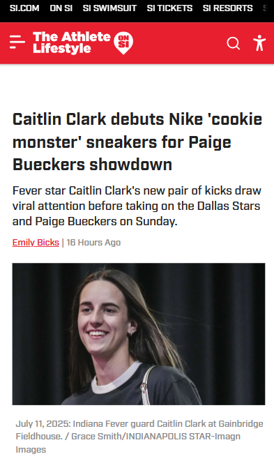 Caitlin Clark’s Cookie Monster Kicks 🍪🔥