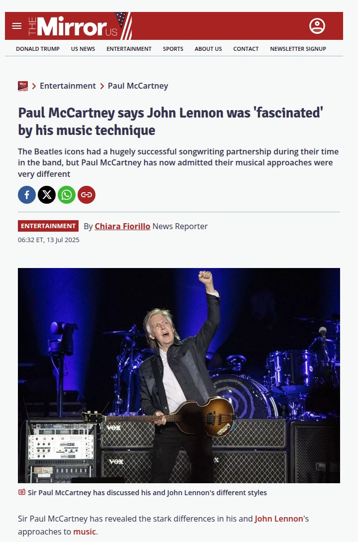 Paul schooled John on tape loops?! 🎶