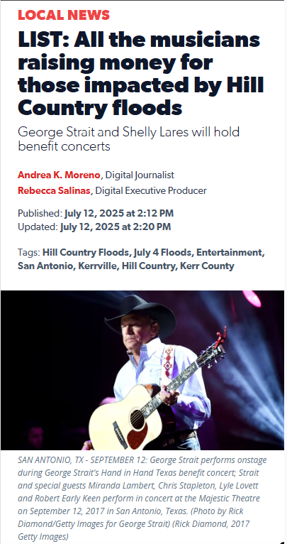 George Strait’s Benefit Dinner Drama 🍽️