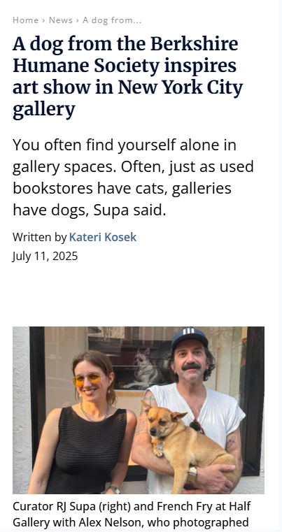 French Fry the Dog: Art World Diva? 🎨