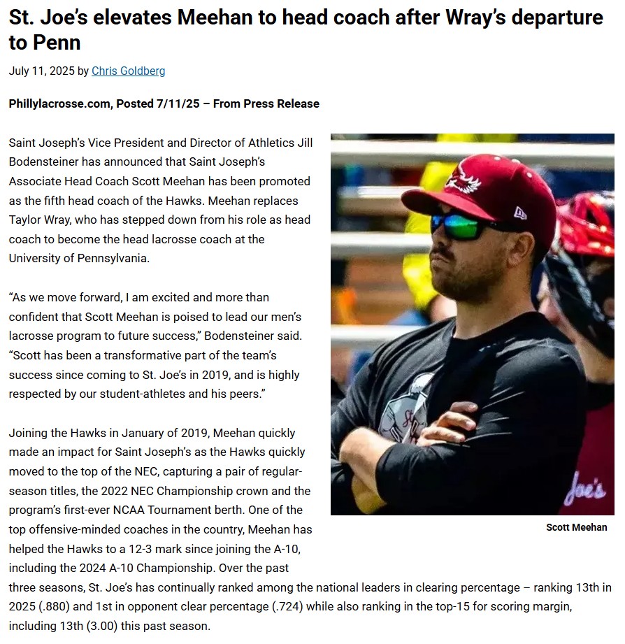 Meehan Era Begins: Can the Hawks Soar Higher?