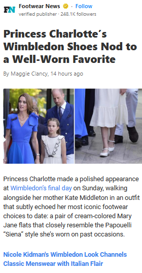 Charlotte’s Shoe Repeat Sparks Royal Debate 👑
