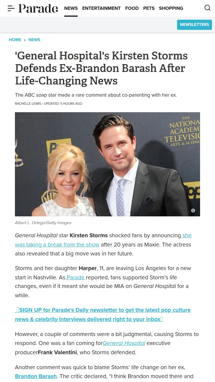 Kirsten Storms Shuts Down Ex Drama 👀
